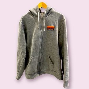 Grey Full Zip Hoodie